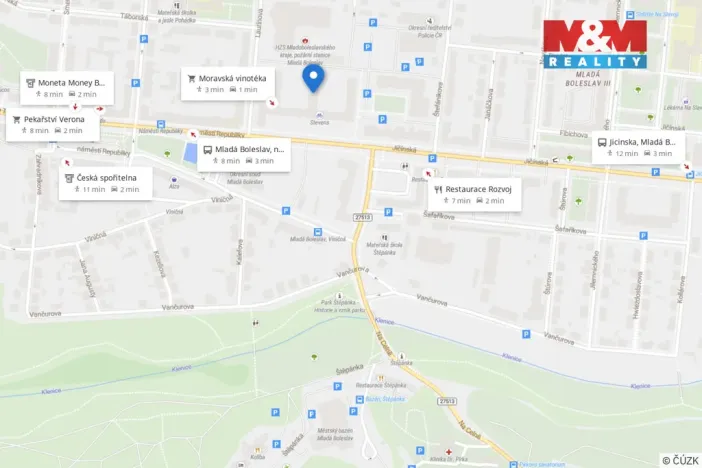 Pronájem bytu 2+kk, Mladá Boleslav - Mladá Boleslav III, U Kasáren, 56 m2