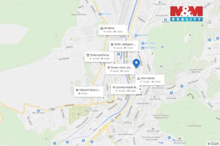 Prodej bytu 2+1, Bílina - Teplické Předměstí, Pivovarská, 54 m2