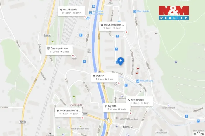 Prodej bytu 2+1, Bílina - Teplické Předměstí, Pivovarská, 54 m2