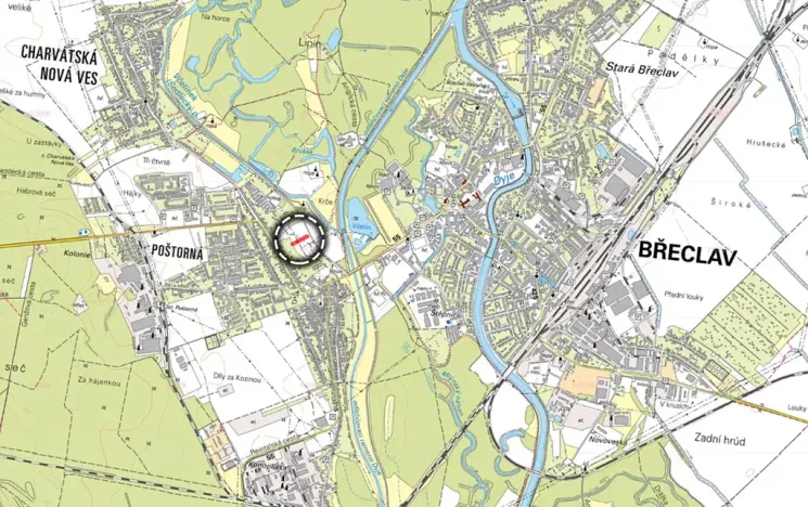 Prodej podílu pozemku pro bydlení, Břeclav, 656 m2