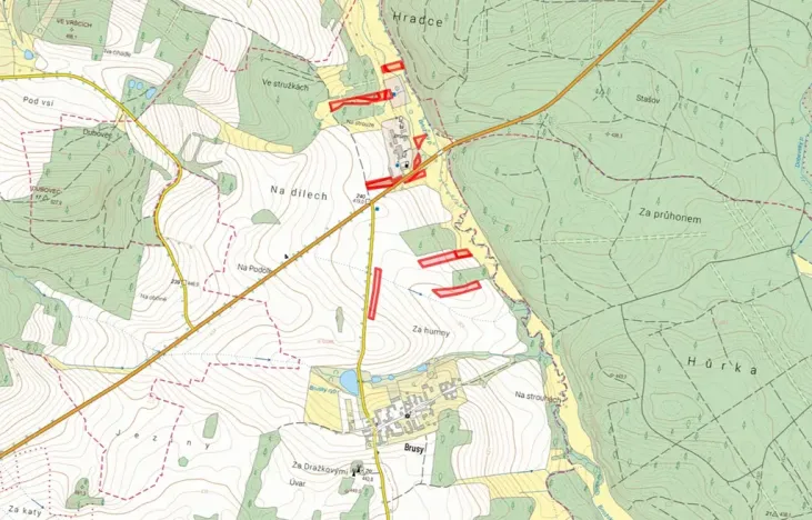 Prodej pole, Přešťovice, 23598 m2