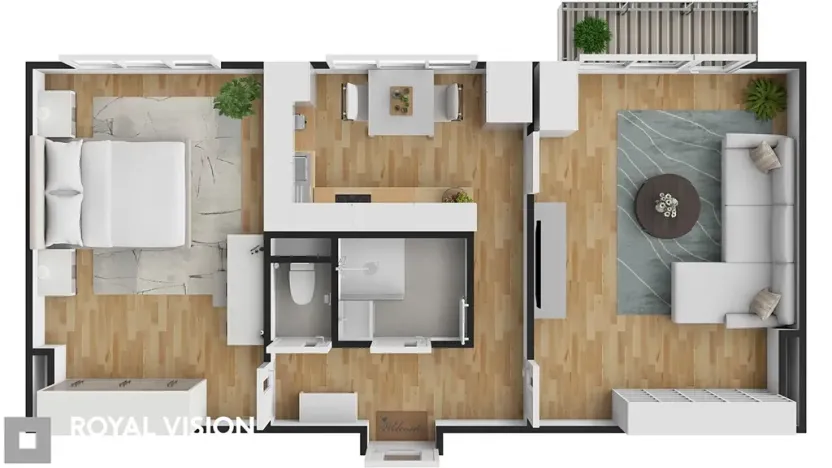 Prodej bytu 2+1, Brno, Krásného, 55 m2