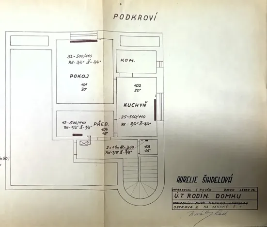 Prodej rodinného domu, Ostrava, Na Jánské, 150 m2