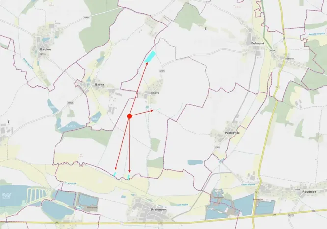 Prodej pole, Kratonohy, 28586 m2