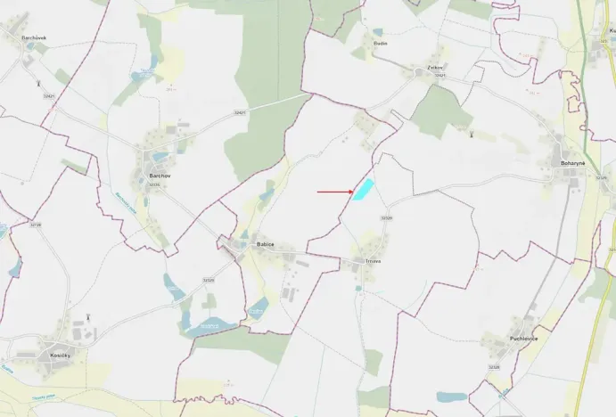 Prodej pole, Boharyně, 28586 m2