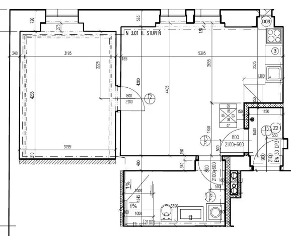 Pronájem bytu 2+kk, Praha - Vinohrady, Balbínova, 45 m2