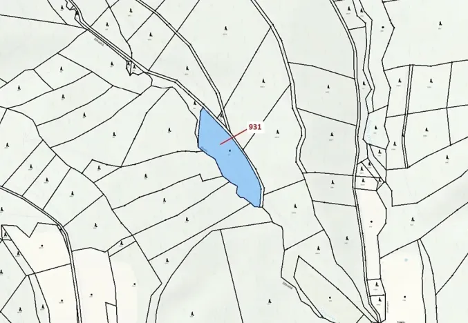 Dražba louky, Jílové u Držkova, 4019 m2