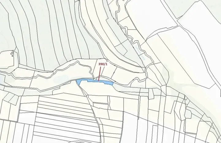 Dražba pozemku, Psárov, 2190 m2