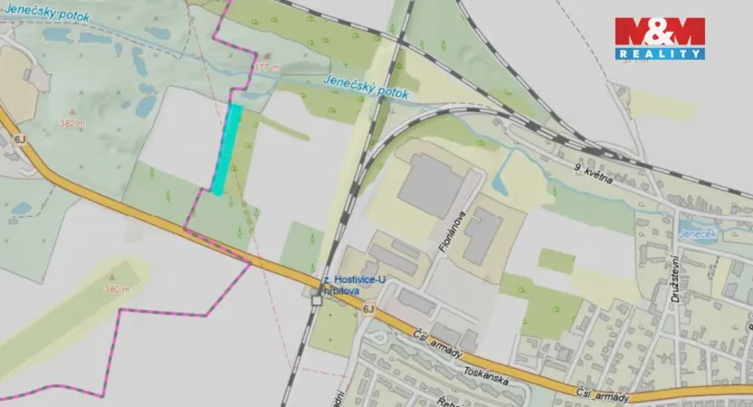 Prodej pole, Hostivice, 4929 m2