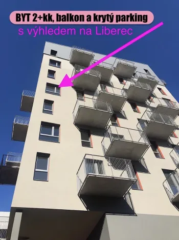 Pronájem bytu 2+kk, Liberec - Liberec III-Jeřáb, U Nisy, 65 m2