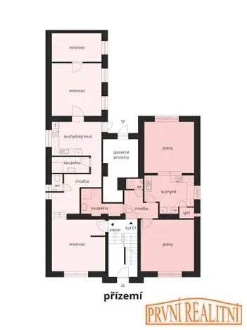 Prodej bytu 2+1, Uherský Brod, Ant. Dvořáka, 65 m2