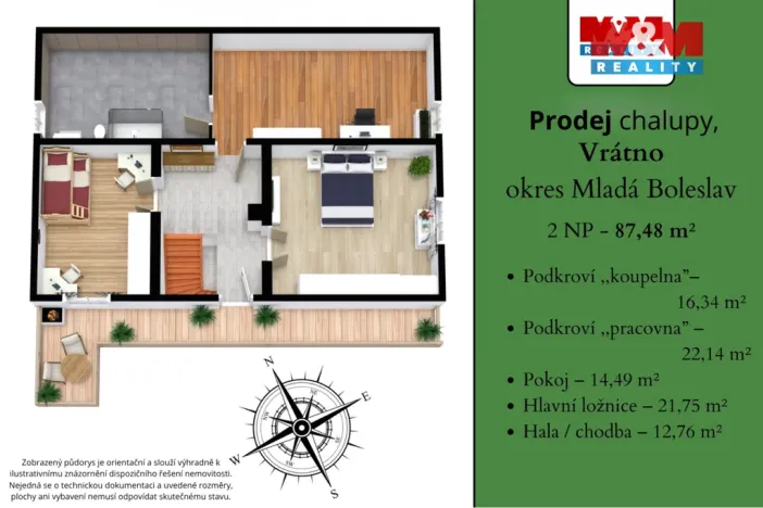 Prodej chalupy, Vrátno, 149 m2