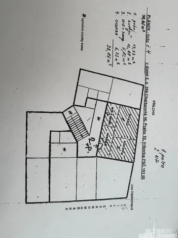 Pronájem bytu 2+kk, Praha - Vršovice, Charkovská, 39 m2