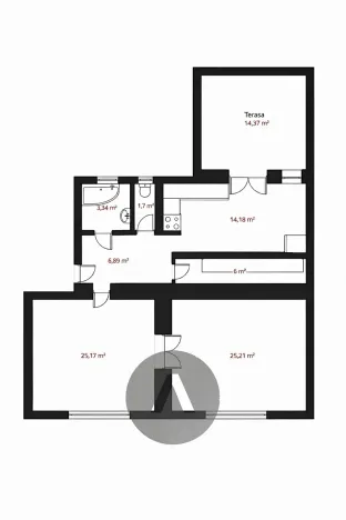 Pronájem bytu 3+kk, Brno, Žabovřeská, 80 m2