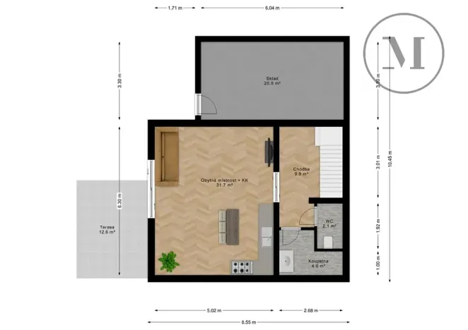 Prodej rodinného domu, Horní Planá, Jenišov, 147 m2