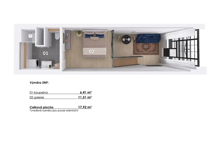 Prodej bytu 2+kk, Praha - Vysočany, Kolbenova, 49 m2