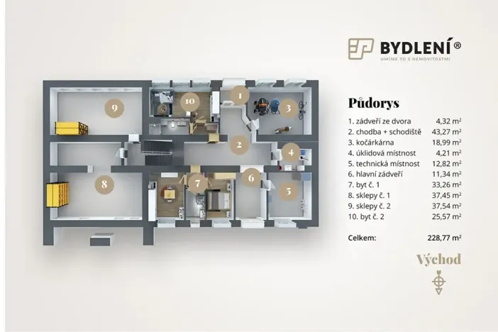 Prodej činžovního domu, Teplice, Spojenecká, 1290 m2