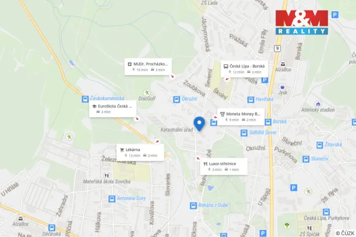 Pronájem bytu 3+1, Česká Lípa, Střelnice, 75 m2