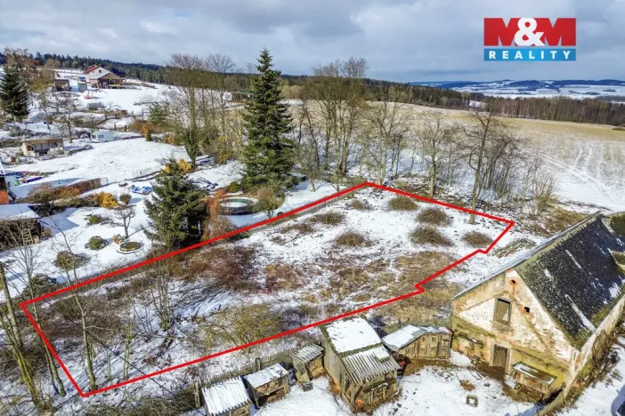 Prodej pozemku pro bydlení, Bezvěrov - Služetín, 817 m2