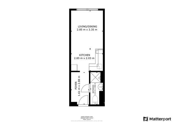 Pronájem bytu 1+kk, Praha - Chodov, Čenětická, 23 m2