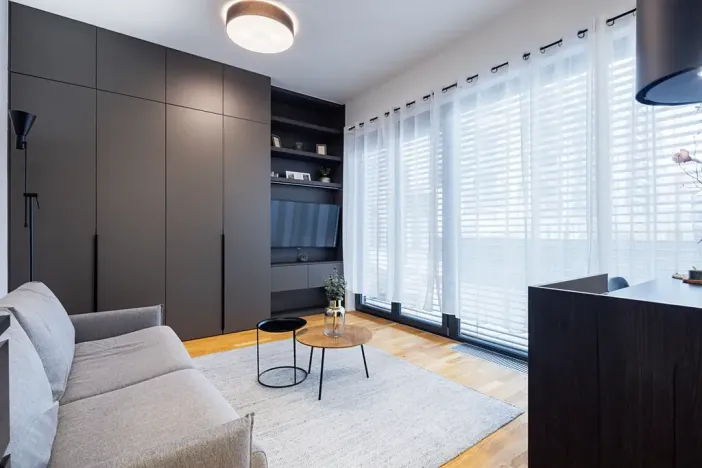 Pronájem bytu 1+kk, Praha - Smíchov, Grafická, 35 m2