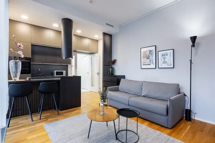 Pronájem bytu 1+kk, Praha - Smíchov, Grafická, 35 m2