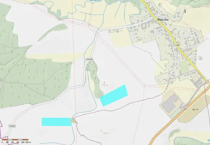Prodej pole, Meclov, 46746 m2