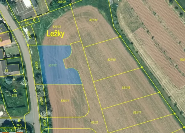 Prodej pozemku pro bydlení, Lubenec, 799 m2