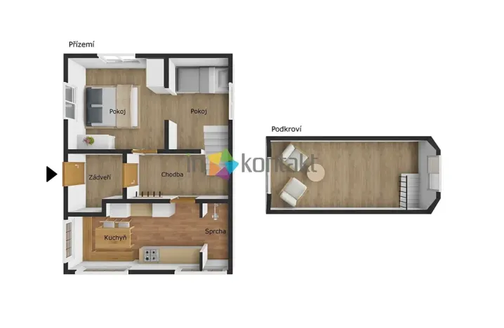 Prodej chaty, Trnová, 48 m2