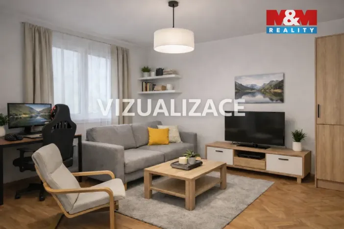 Prodej bytu 1+1, Písek - Budějovické Předměstí, Dr. M. Horákové, 37 m2