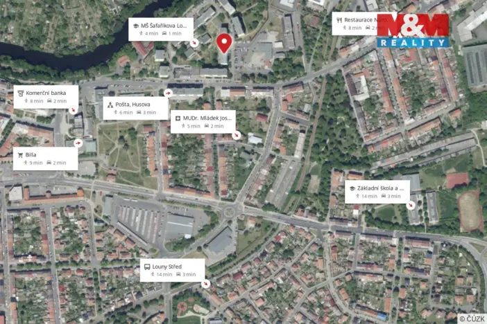 Prodej bytu 3+1, Louny, U Stadionu, 68 m2