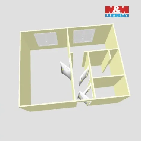Pronájem bytu 1+1, Český Brod, Prokopa Velikého, 46 m2