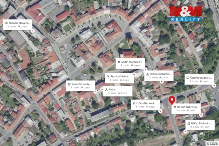 Pronájem bytu 1+1, Český Brod, Prokopa Velikého, 46 m2