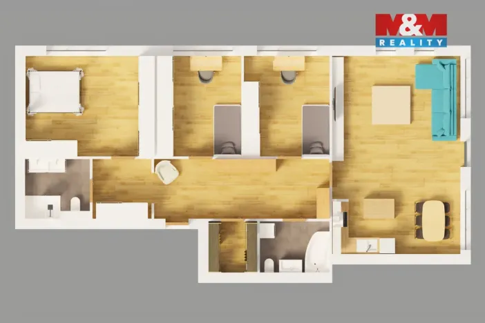 Prodej bytu 4+kk, Slaný, Kybalova, 120 m2