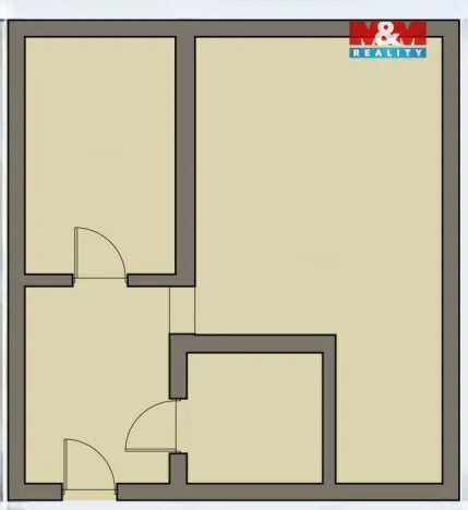 Prodej bytu 2+kk, Most, Višňová, 40 m2