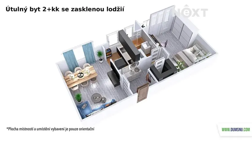 Prodej bytu 2+kk, Šumperk, Čajkovského, 47 m2