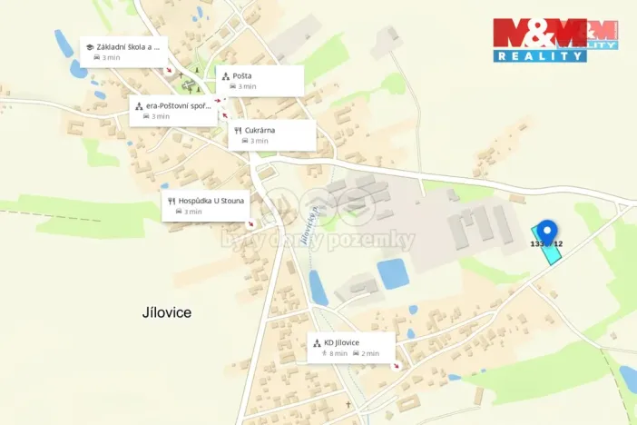 Prodej pozemku pro bydlení, Jílovice, 5328 m2