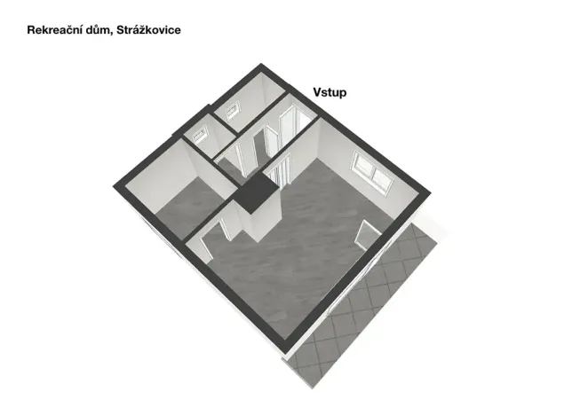 Prodej chaty, Strážkovice, 73 m2