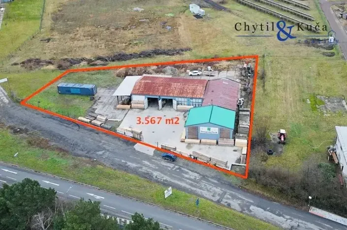 Prodej obchodního prostoru, Bystřice pod Hostýnem, Holešovská, 3567 m2