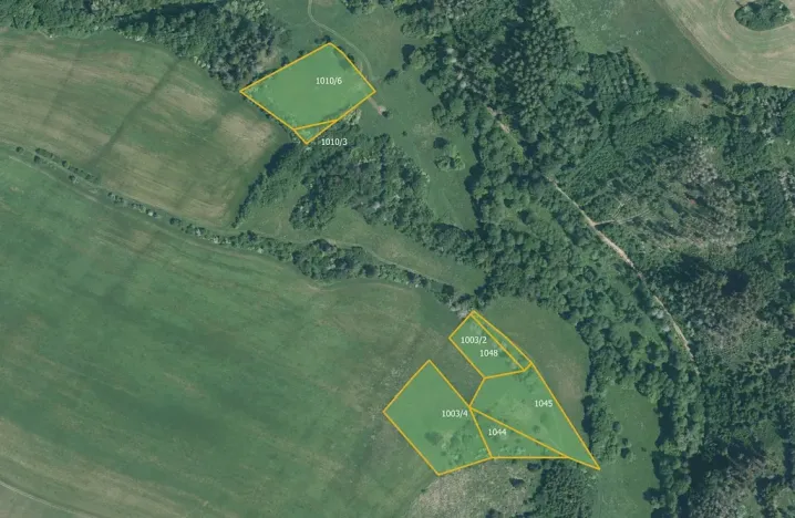 Prodej pole, Zbraslav, 9329 m2