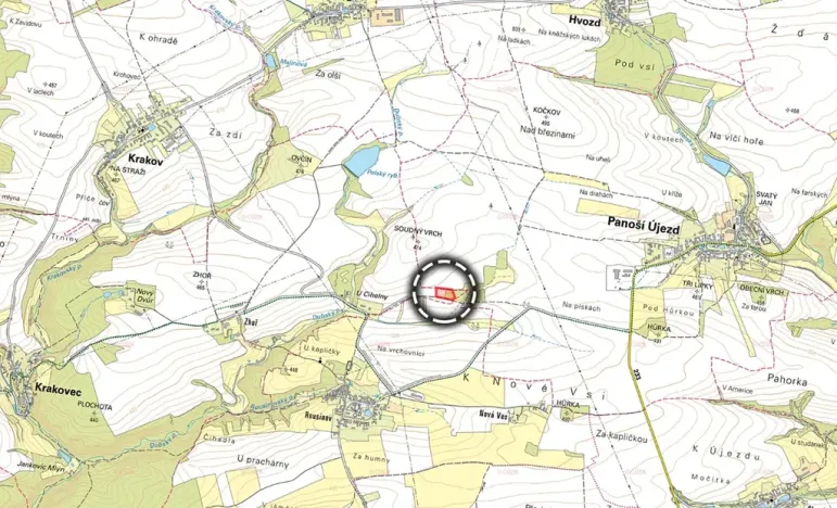 Prodej pole, Krakovec, 10847 m2