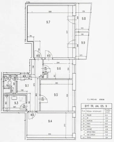 Pronájem bytu 3+kk, Praha - Troja, Velká skála, 87 m2