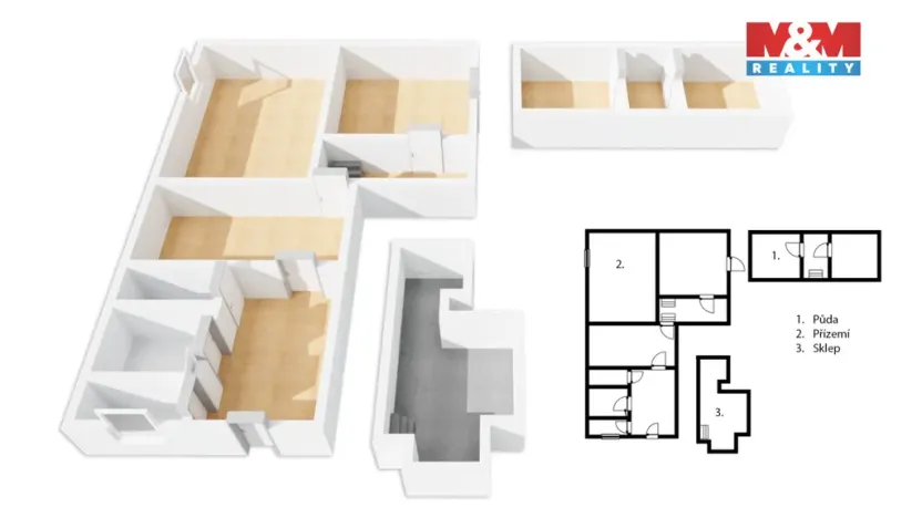 Prodej rodinného domu, Jívka, 66 m2