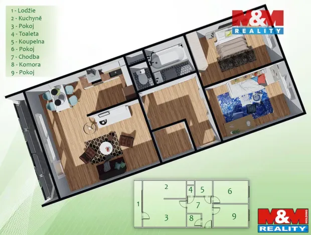 Prodej bytu 3+kk, Mladá Boleslav - Mladá Boleslav II, Havlíčkova, 73 m2