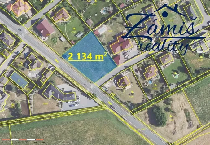 Prodej pozemku pro bydlení, Velké Přítočno, Sluneční, 2134 m2