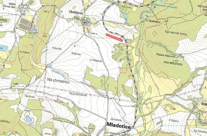 Prodej pole, Mladotice, 11227 m2