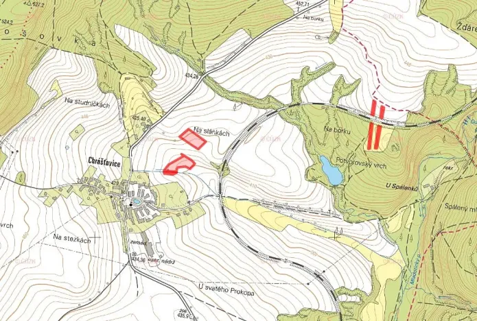 Prodej pole, Mladotice, 11461 m2