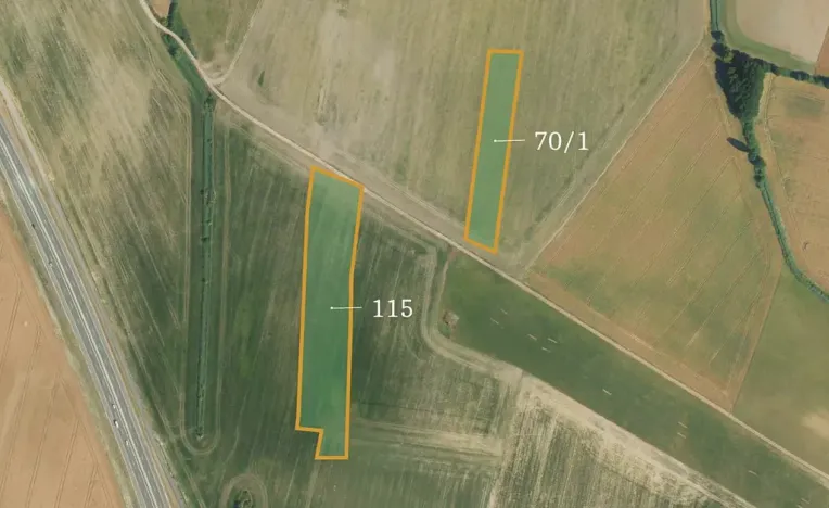 Prodej podílu pole, Dolní Roveň, 39803 m2