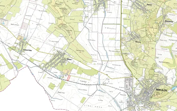Prodej pole, Březí, 29485 m2