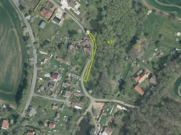 Dražba pozemku, Lipová, 386 m2